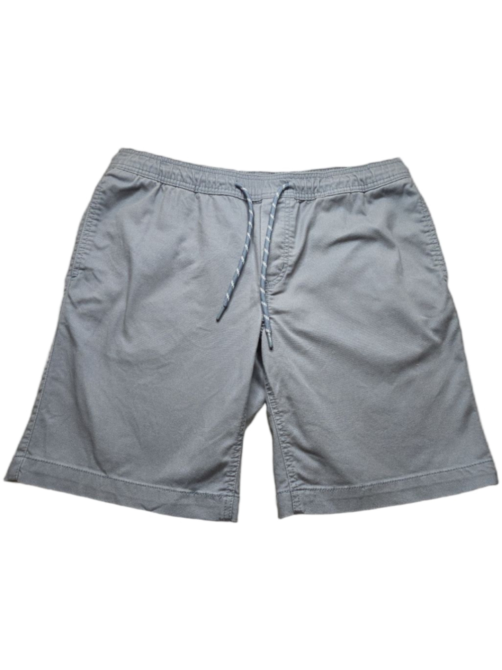 Buffalo David Bitton Henry Men’s L Blue Gray Pull On Shorts Stretch Drawstring